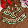 Pista Green Color Kundan Necklace Set (KN989PGRN)