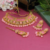 Pink Color Choker Kundan Polki Necklace Set (KPN186PNK)