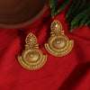 Gold Color Matte Gold Earrings (MGE156GLD)