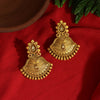 Gold Color Matte Gold Earrings (MGE157GLD)