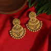 Gold Color Matte Gold Earrings (MGE160GLD)