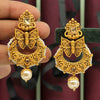 Gold Color Matte Gold Earrings (MGE163GLD)