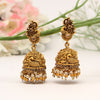 Gold Color Matte Gold Earrings (MGE192GLD)