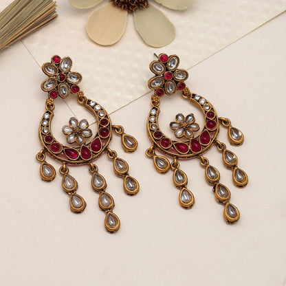 Rani Color Matte Gold Earrings (MGE205RNI)