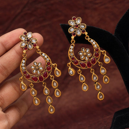 Rani Color Matte Gold Earrings (MGE205RNI)