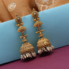 Gold Color Matte Gold Earrings (MGE209GLD)