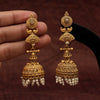 Gold Color Matte Gold Earrings (MGE209GLD)