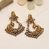 Gold Color Matte Gold Earrings (MGE214GLD)