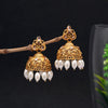 Gold Color Matte Gold Earrings (MGE227GLD)