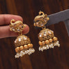 Gold Color Matte Gold Earrings (MGE228GLD)