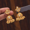 Gold Color Matte Gold Earrings (MGE240GLD)