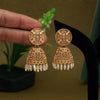 Gold Color Matte Gold Earrings (MGE258GLD)