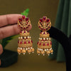 Rani Color Matte Gold Earrings (MGE263RNI)