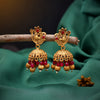 Rani Color Rajwadi Matte Gold Earrings (MGE265RNI)
