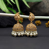 Gold Color Matte Gold Earrings (MGE272GLD)