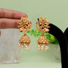 Gold Color Matte Gold Earrings (MGE278GLD)