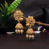 Gold Color Matte Gold Earrings (MGE278GLD)