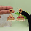 Rani Color Matte Gold Jhumka Earrings (MGE286RNI)