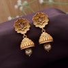 Gold Color Matte Gold Earrings (MGE298GLD)