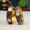 Red Color Meenakari Bangle Size: 2.4 (MKBR111RED-2.4)