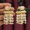 Pink Color Meenakari Earrings (MKE1128PNK)