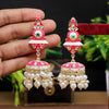 Rani Color Meenakari Earrings (MKE1595RNI)