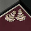 Pink Color Meenakari Earrings (MKE1599PNK)