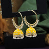 Yellow Color Meenakari Earrings (MKE1600YLW)