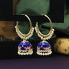 Blue Color Meenakari Earrings (MKE1601BLU)