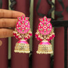 Rani Color Meenakari Earrings (MKE1674RNI)