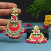 Rani Color Meenakari Earrings (MKE1684RNI)