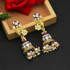 Blue Color Meenakari Earrings (MKE1692BLU)