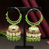 Light Green Color Meenakari Earrings (MKE1705LGRN)