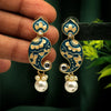 Firozi Color Meenakari Earrings (MKE1710FRZ)