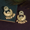 Gold Color Meenakari Earrings (MKE1718GLD)