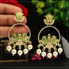 Parrot Green Color Meenakari Earrings (MKE1724PGRN)