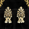 Black Color Meenakari Earrings (MKE1726BLK)
