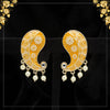 Yellow Color Meenakari Earrings (MKE1727YLW)