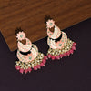 Pink Color Meenakari Earrings (MKE1728PNK)