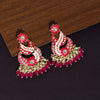 Rani Color Meenakari Earrings (MKE1728RNI)