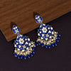Blue Color Meenakari Earrings (MKE1729BLU)
