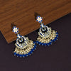 Blue Color Meenakari Earrings (MKE1731BLU)