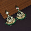 Green Color Meenakari Earrings (MKE1731GRN)