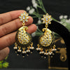 Black Color Meenakari Earrings (MKE1760BLK)