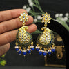 Blue Color Meenakari Earrings (MKE1760BLU)