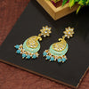 Firozi Color Meenakari Earrings (MKE1760FRZ)