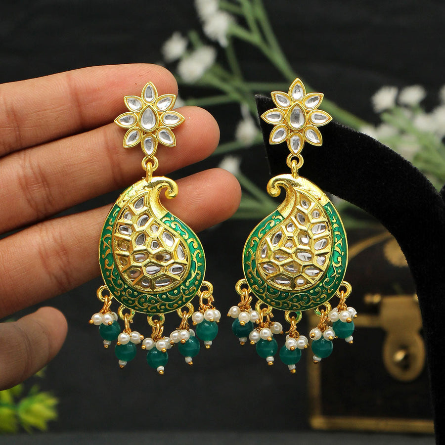 Buy Ethnic Morni Earrings – Anana