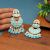 Firozi Color Meenakari Earrings (MKE1762FRZ)