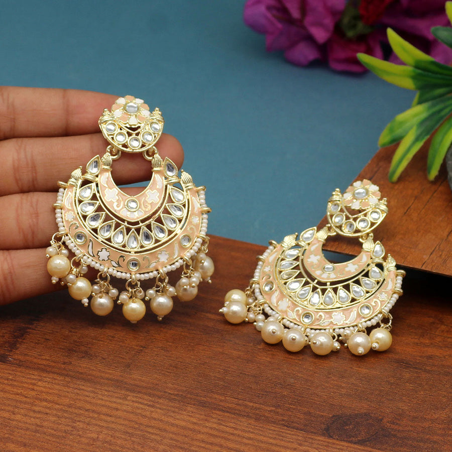 Circular Gold and Teal Meenakari Earrings – Naina and Noor