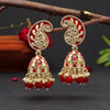 Red Color Meenakari Earrings (MKE1772RED)